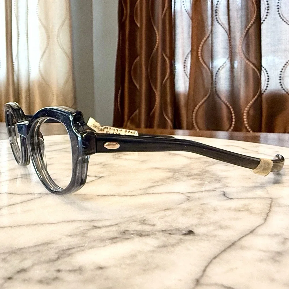 NEW! 50s VTG American Optical MCM Women Eyeglass Frames Eye Glasses Slate Blue